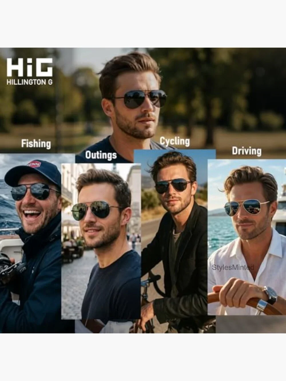 Oversized Aviator Polarized Sunglasses Extra Wide Frame for Big Heads UV400